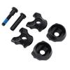 Bicycle Seat Post Clamp Stainless Steel 7 X 7mm Bike Seat Tube Clamp for Carbon Steel Saddle Rails