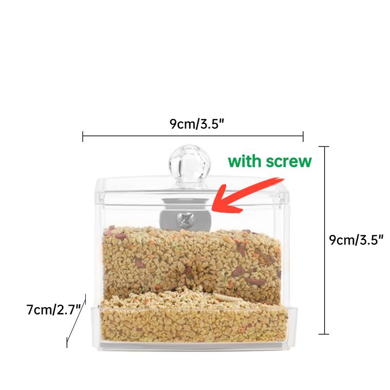 Automatic Quail Feeder Foraging Feeder for Birds Parrot Cage Bird Feeding System Cage Accessories for Parakeet Quail Pet Chicken