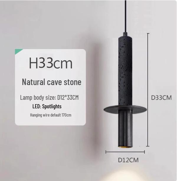 Nordic Minimalist Marble Pendant Light - Single-Head for Restaurants and Bedrooms