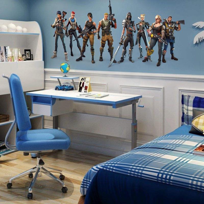 Buy Fortnite Wall Stickers Selfadhesive PVC Game Cartoon Character