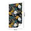 Exotic Leaves and Flowers Wallpaper for Living Room and Bedroom 50x1000