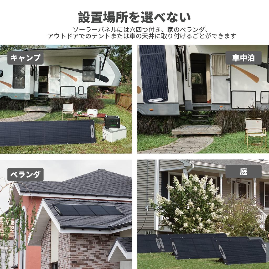 VDL 200W Solar New Monocrystalline Solar High Conversion MC4 Portable Power Charger 20V IP67 with Foldable Ideal for Outdoor Disaster Energy and Power