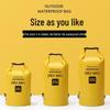 Waterproof Crossbody Bag for Swimming, Trekking, Rafting & Snorkeling - Large Capacity, Convertible Single/Double Shoulder Storage.