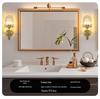 2025 Luxury Crystal Glass Wall Lamp for Bedroom, Villa, Corridor, or Entrance