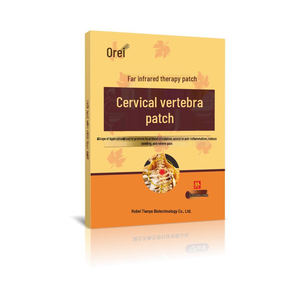 

E Ai Mugwort Cervical and Shoulder Patch - Warm Moxibustion Plaster for Neck and Shoulder Relief 12 patches/box