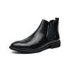 Men's casual British style ankle boots High tops Men's classic vintage leather Chelsea boots Men's fashion ankle boots