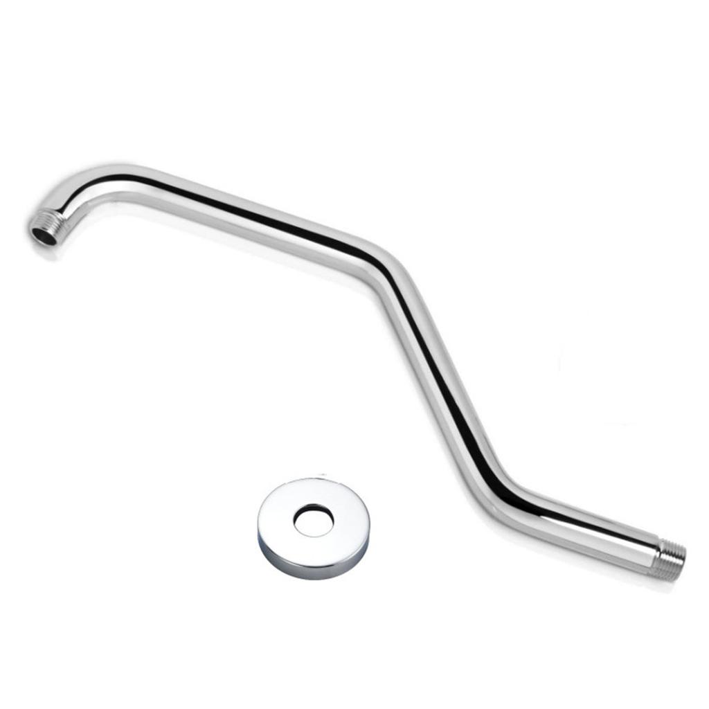 Practical Matte Black Replacement Shower Arm Wall Mounted Bathroom Accesspru for Enhances Shower Experience Daily Use