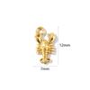 2 Pcs Ocean Jewelry Charms Goldfish Whale Lobster Clear Cubic Zirconia Brass Pendants For Diy Necklace Bracelet Making Findings