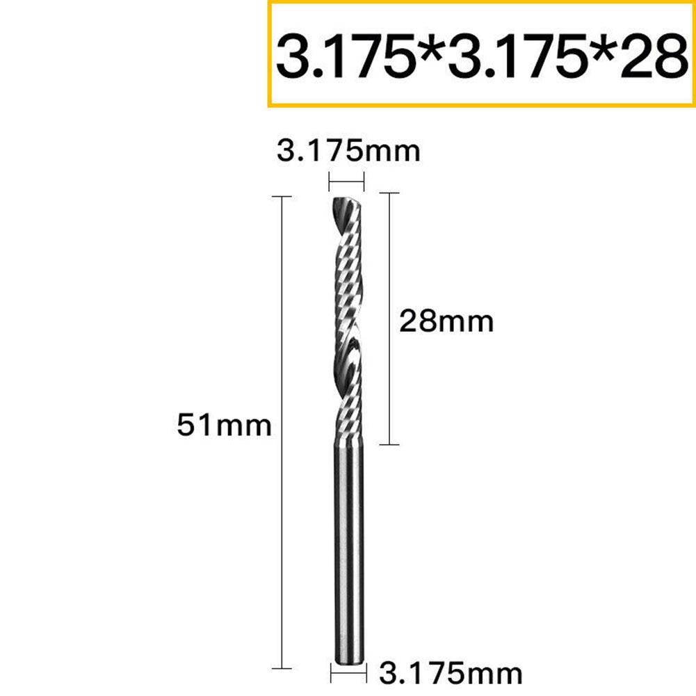 

Замена гравировки концевой фрезы с ЧПУ диаметром ручки 3,175 мм 3.175x3.175x28mm