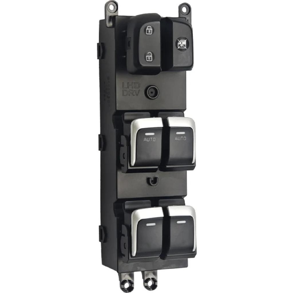 Chroem 2 Auto for Kia Soul 2014-2019 93570-B2130CA Front Left Power Window Main Control Switch Window Lift Button 93570B2140CA