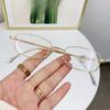 Lunettes de vue rétro Y2K pour femmes, petites montures carrées, style japonais Harajuku, verres décoratifs pour ordinateur, anti-bleu