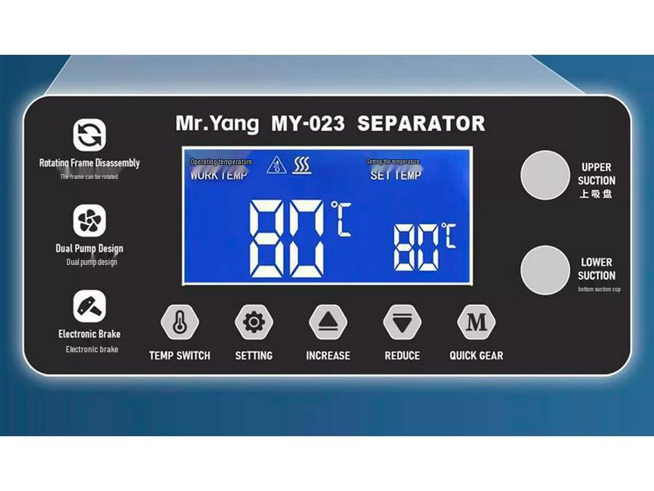 MrYang Screen Separator: Versatile LCD Screen Removal Tool for Straight and Curved Mobile Phone Screens.