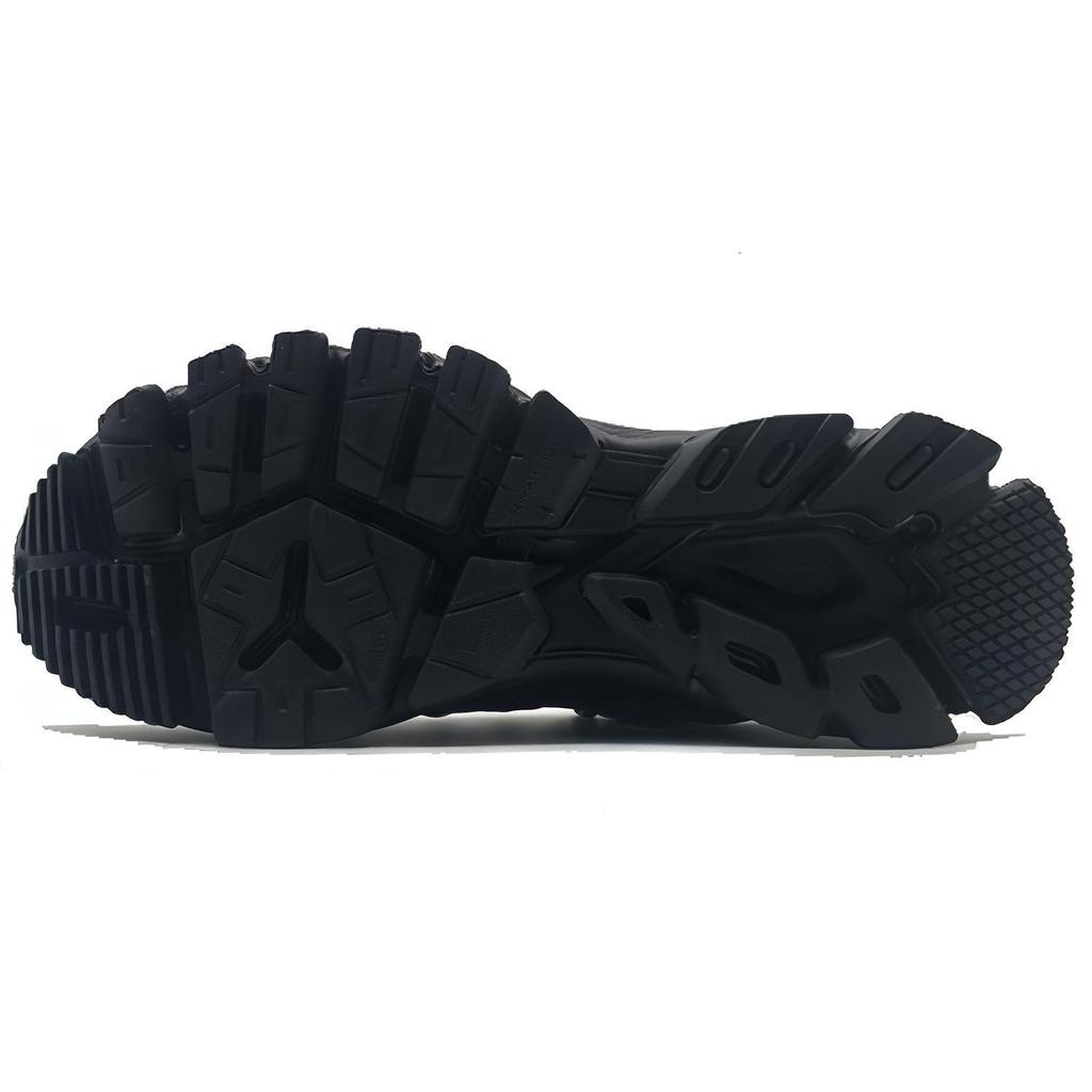 New LiNing Cushioned Slip Resistant Low Top Running Shoes Men's Black ARZP007-5