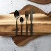 Charbon Black Cutlery Set 16 Pcs