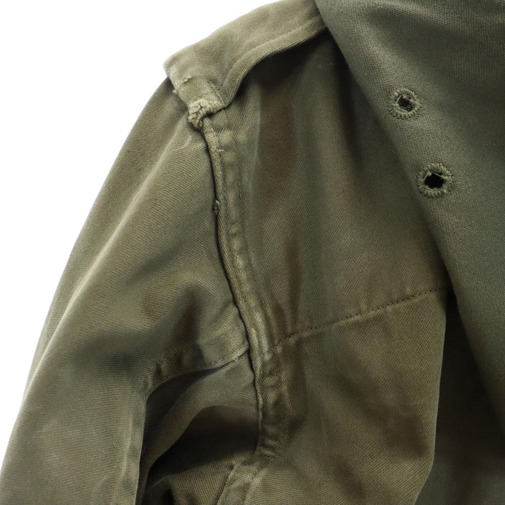 FRENCH ARMY 70s Vintage F2 Hoodie Military jacket 92C olive Men's Used