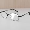 Unisex Retro Style Runde Eier-PVC-Brille
