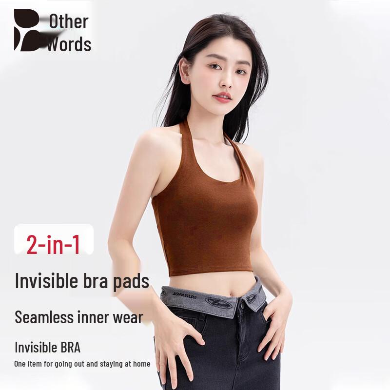 Women s Retro Halter Padded Cami Tank Top S