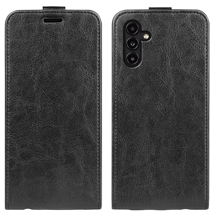 Для Samsung Galaxy A14 5G R64 Текстурный вертикальный флип-чехол из кожи For Samsung Galaxy A14 5G