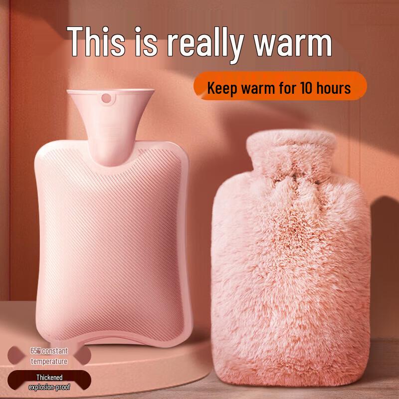 Changbaosen Faux Fur Hot Water Bottle