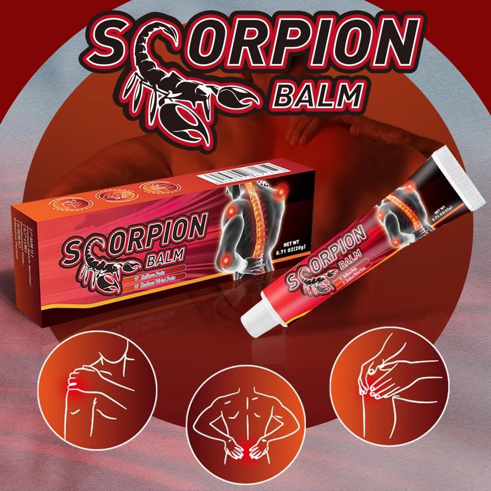 2025 New Design Scorpion Venom Pain Relief Ointment Joint Knee Back Muscle Analgesic Treatment Cream 20g