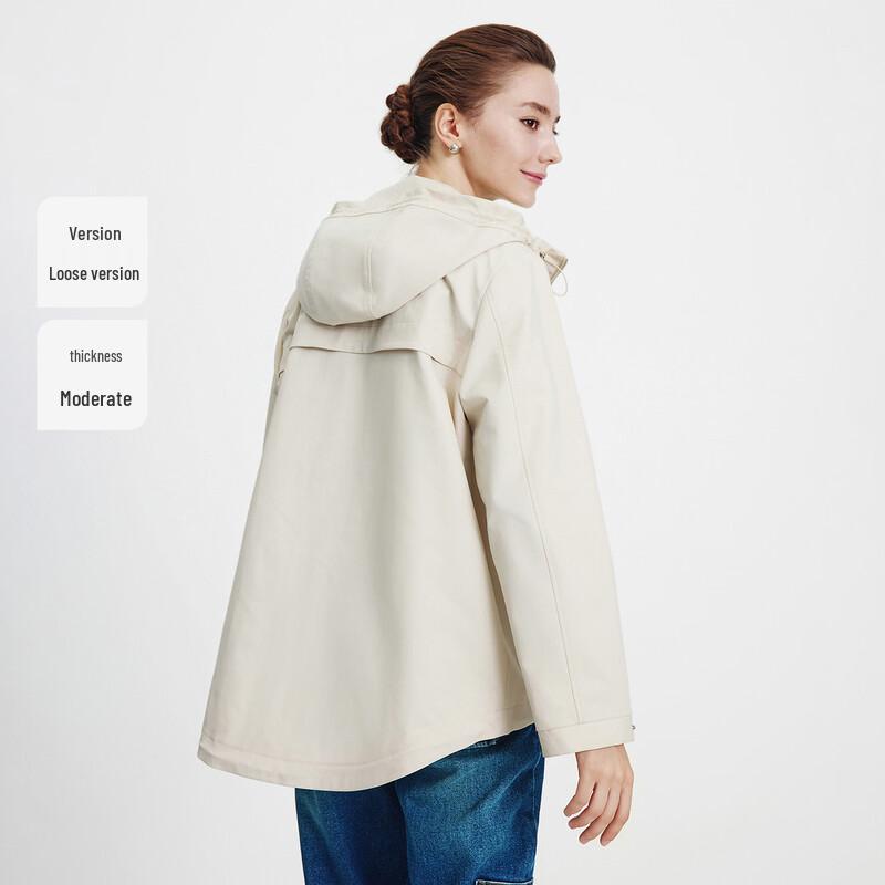 Navigare Women's Hooded Windbreaker Jacket