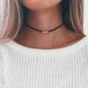 Goth Black Star Choker Lolita Layered Necklace Velvet Steampunk Tattoo Necklaces for Women Torques Jewelry