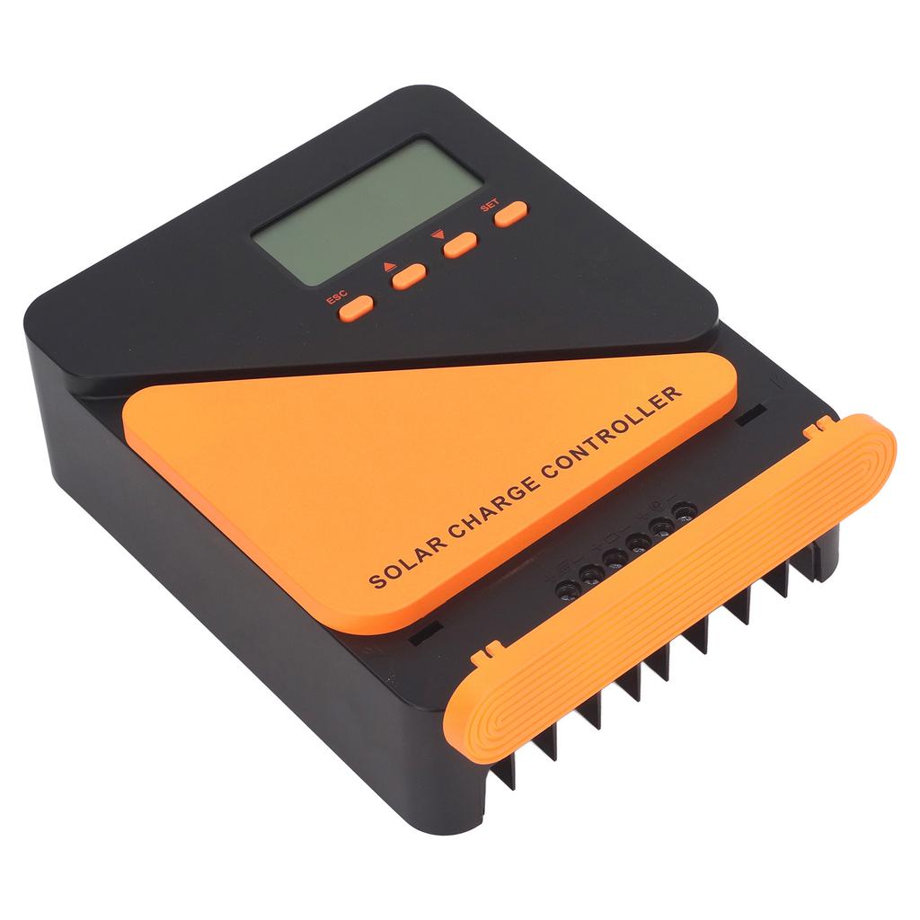 MPPT Solar Charge Controller 60A 12V 24V Solar Panel Battery Intelligent Regulator with LCD Display Dual Fan for AGM