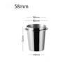 Coffee Dosing Cup  Stainless Steel Coffee Dosing Cup Powder Feeder Part for Espresso Machine Coffeeware Accessories