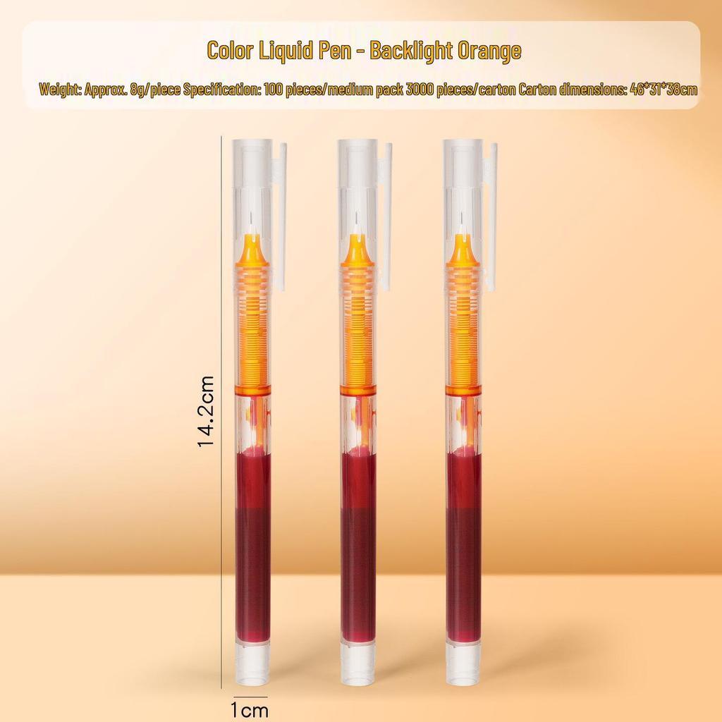Quick-Drying Black Gel Ink Rollerball Pen, Large Capacity 0.5mm - Ideal for Students and Practice