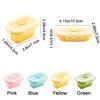 4Pcs 150ml Silicone Food Storage Container Sealed Kids Snack Container  for Home