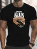 Fashionable Short-Sleeve T-Shirt for Men with a 'Smoking Kills' Print, Featuring a Crab Smoking Design. Stylish Animal P