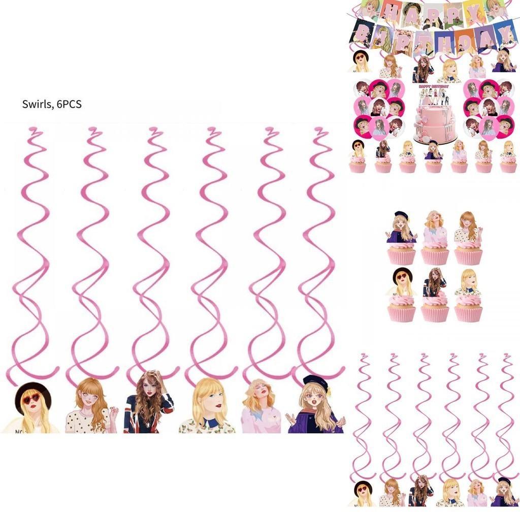 Other Brand Taylor Swift Party Supplies Plastic And Paper Materials For Versatile Decorations