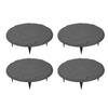 Outdoor Step Stones Decorative Polypropylene Resin Stepping Stones with Ground Stakes for Lawn Garden  Way