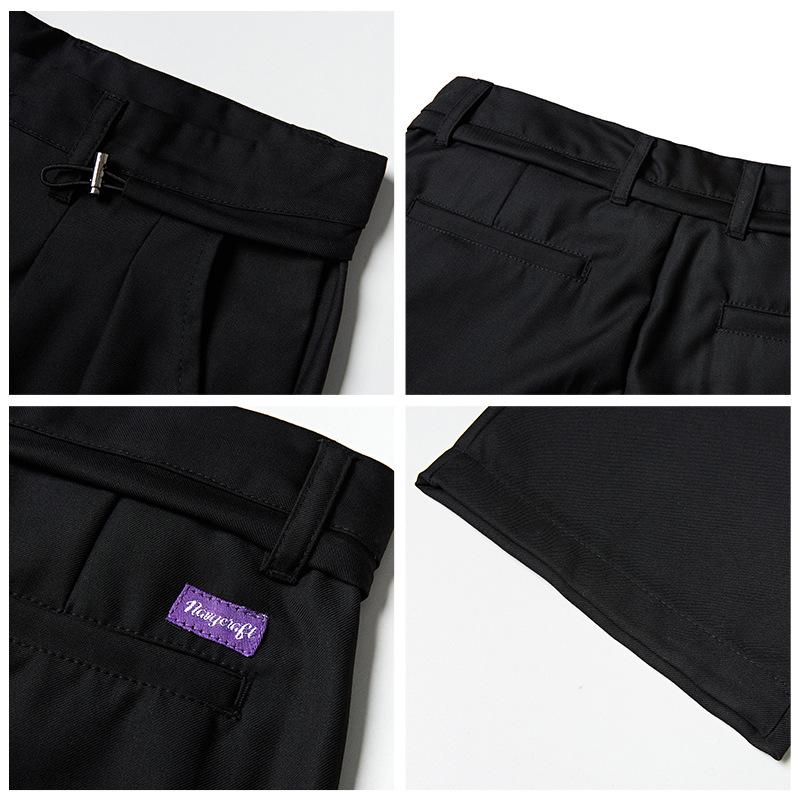 RUIIENRS X ROPUCHA Japanese Loose Fit Straight Leg Trousers FK128