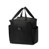 Fabric Zippered Picnic Bag with Large Capacity Compartment and Dual Carry Handles for Outdoor Use