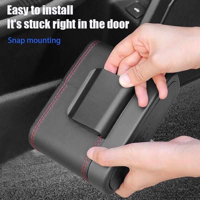 2024 New Portable Hanging Mini Car Trash Can,Wastebasket Trash Can With Lid, For Car Office Home,Auto Storage Bin Accessories