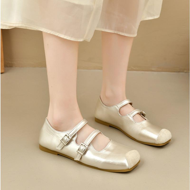 New flat-soled single shoes women s versatile casual Mary Jane shoes breathable butterfly soft-soled shoes tide 35