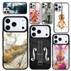Capa Case for iPhone 17 Air 16 Pro Max 15 Plus 11 13 Mini 14 12 Back Phone Cover Gothic Girl Violin Watercolor