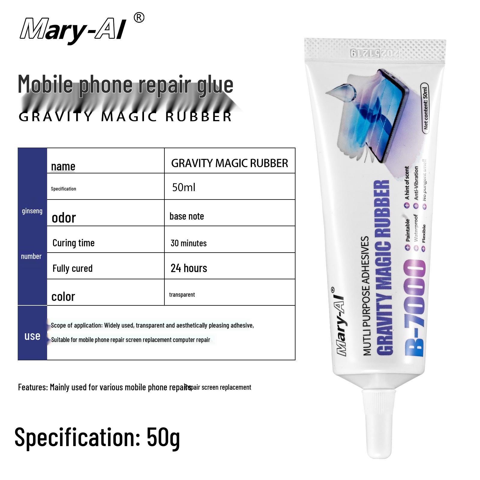 B7000 Screen Repair Adhesive for Mobile and Tablet Covers, Jewelry, and Sealing.