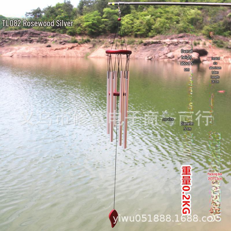 

Большая подвесная музыка из цельного дерева и алюминия — детский подарок на день рождения и музыкальное украшение