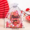 100pcs/set Party Gift Mesh Bag Jewelry Storage Packaging Bag Candy Party Drawstring Pouch Decorative Gift Bag for Events