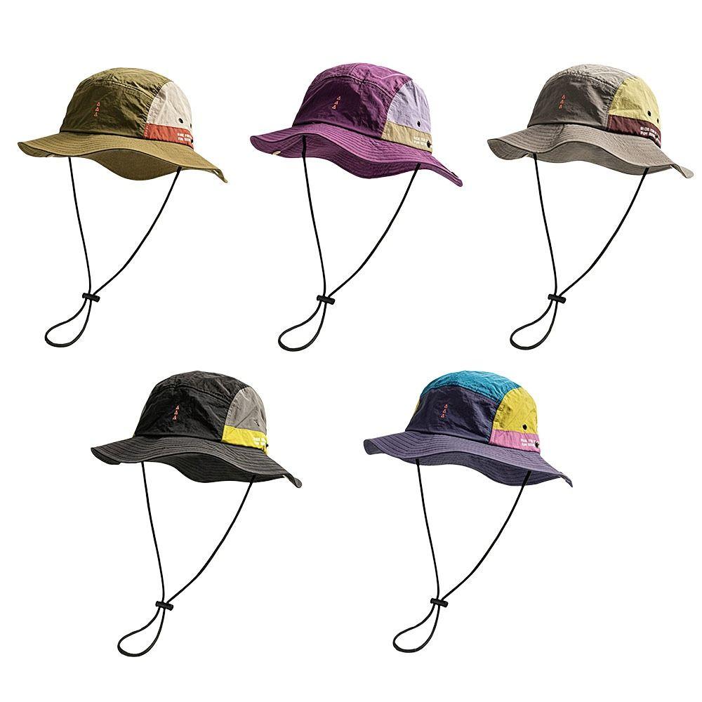 Schnelltrocknender Sonnenhut Atmungsaktive Fischerkappe Vintage Wander- und Bergsteigerkappen für Damen und Herren