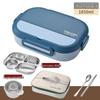 Microwave-Safe 304 Stainless Steel Lunch Box with Lid for Students