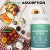 Magnesiumcitrat 400 mg, leicht resorbierbar, unterstützt Muskeln, Herz und Verdauungssystem.