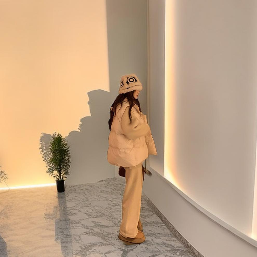 Women's European Style Sleeveless Down Cotton Padded Jacket - Versatile Autumn/Winter Fashion Vest