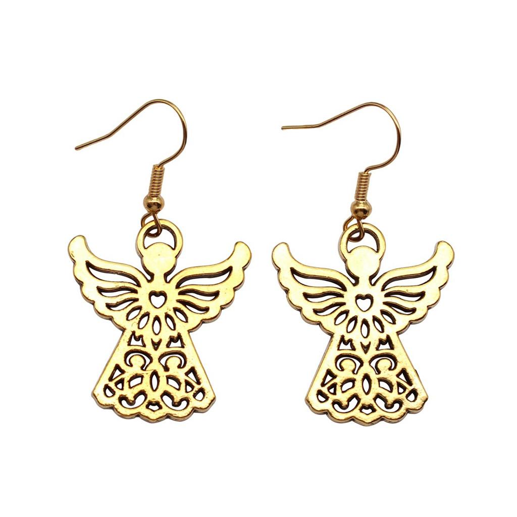 Modern High-Quality Angel Wings Drop Earrings Stunning Mother's Day Gift for Wedding Guest