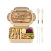 Compartment Lunch Box Portable Kids Students Office Bento Box With Fork And Spoon Microwave Food Storage Container For Picnic