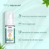 Babyorgano Savon pour les mains moussant sans alcool pour enfants, 100% naturel et protection contre les germes, bienfaits d'Aragvadha, d'Aloe Vera et de Neem - 50 ml