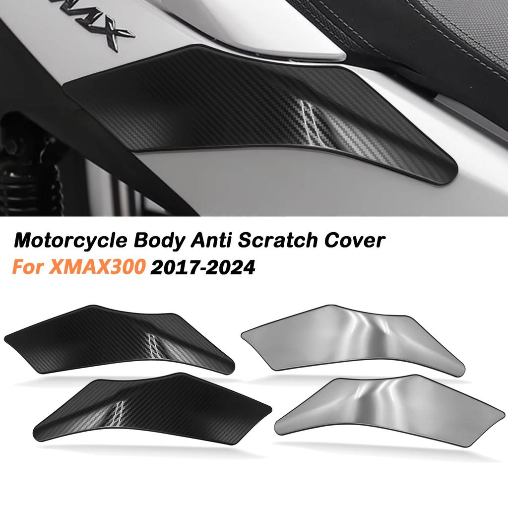 Für Yamaha XMAX 300 2017-2024 X-MAX 300 2024 Motorrad Seitenabdeckungen Schutz Schutzblech Karosseriedekoration Schale Kratzschutzleiste