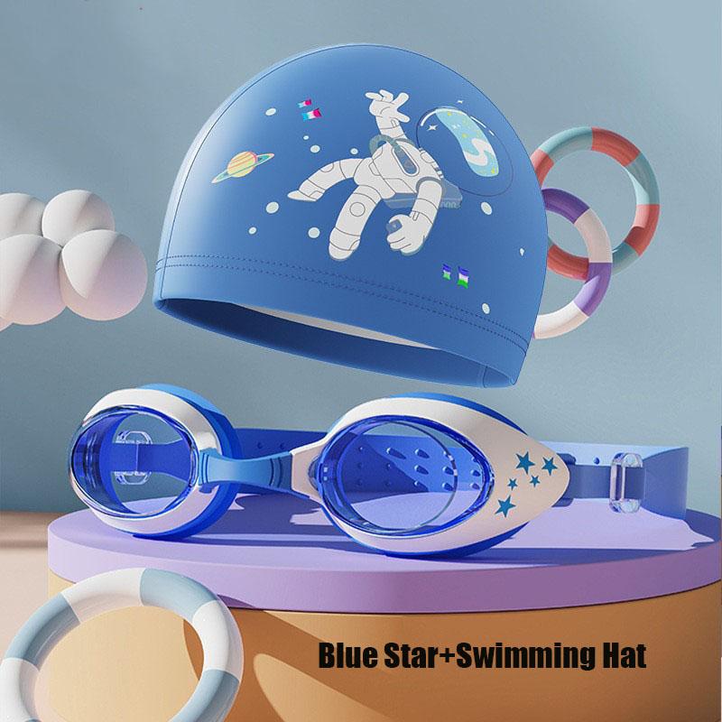 Children's Swimming Goggles Waterproof and Anti Fog High-definition Cartoon Professional Swimming Goggles for Boys and Girls